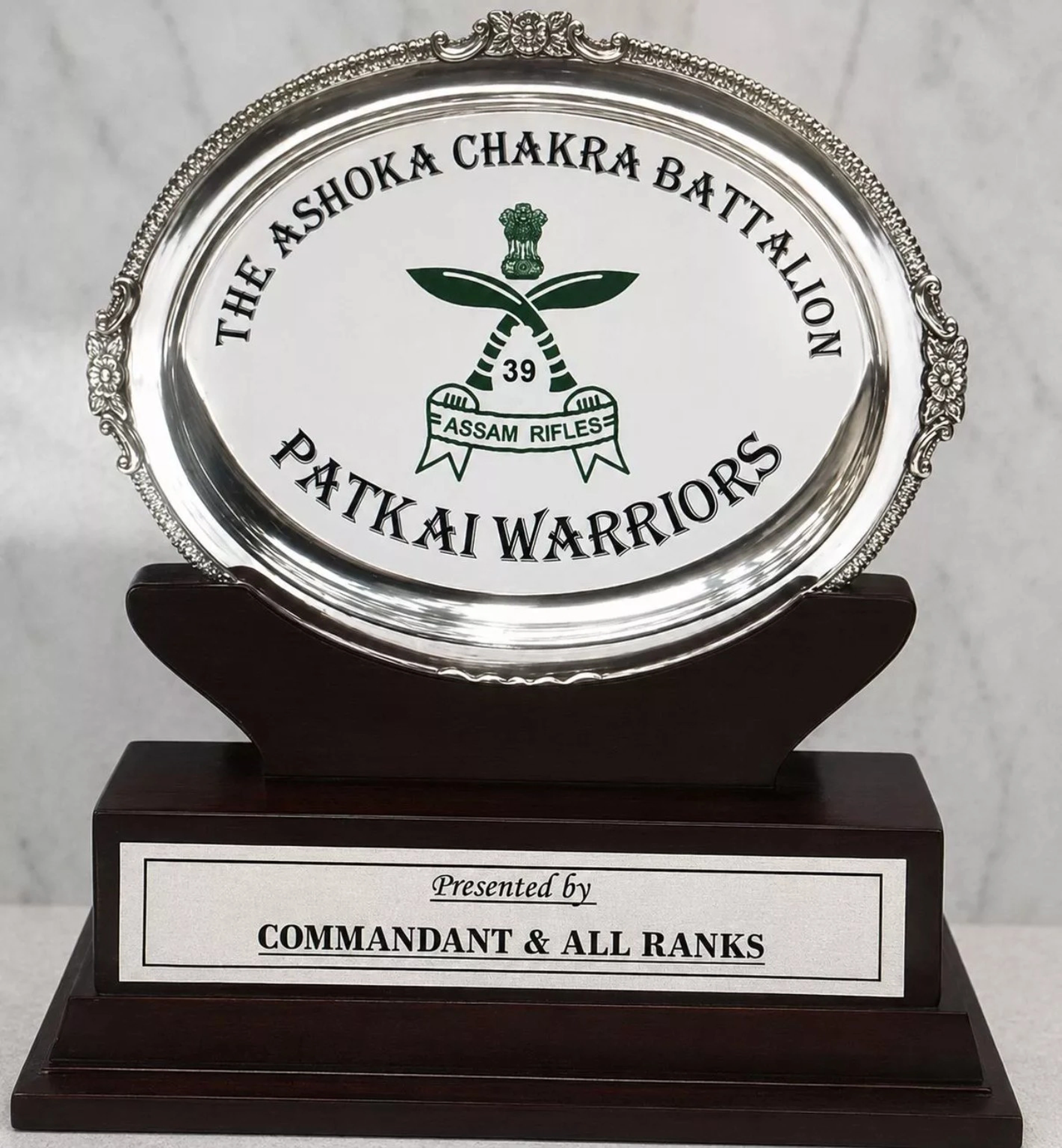 Patkai Warriors Silver Oval Memento
